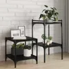 Półka na książki 4 pcs Czarny 40 x 40 x 1,5 cm Podgląd zdjęcia produktu 2