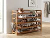 Étagère à chaussures en acacia, 5 étages, 82 x 26 x 74 cm, Voir les images du produit 5