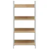 vidaXL Bücherregal 4 Regalböden Eiche 60×27,6×124,5 cm Produktbild-Vorschau 2