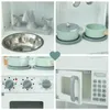 Mamabrum Kinderküche aus Holz mit Mikrowelle, Backofen & Produktbild-Vorschau 14