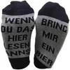 2 Paare "Wenn du das lesen kannst" Socken, lustiger Spruch Produktbild-Vorschau 4