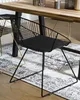 BELIANI Stuhl 2er Set Schwarz Metall/Kunstleder 2 x Produktbild-Vorschau 4