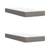 Boxspringbett mit Matratze Taupe 200x200 cm Stoff Produktbild-Vorschau 10