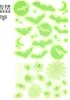 WIDMANN Deko Leuchtende Glow in the Dark Halloween Sticker Produktbild-Vorschau 1