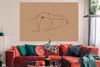 MuchoWow® Poster Linienkunst - Frau - Unterwäsche 180x120 Produktbild-Vorschau 2