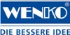 The image displays the WENKO logo and slogan on a blue background, with a white background below. Produktbild-Vorschau