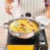 Edelstahltopf, doppelschichtiger Mehrzweck-Dampf-Hotpot, Produktbild-Vorschau 6