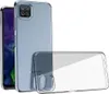 A clear phone case is shown in the foreground, with a phone inside a clear case in the background. Produktbild-Vorschau