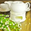 Wilmax Stövchen 13 cm Weiß aus Porzellan Produktbild-Vorschau 5