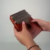 Kalimba 17 Metallzungen Massivholz Daumenklavier Produktbild-Vorschau 4