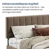 Čalouněná postel 140 x 200 cm s úložným prostorem a roštem Náhled obrázku produktu 4