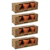 12x Citronella Kerzen im Terrakotta Topf 7 x 7 cm Produktbild-Vorschau 1