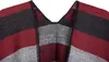 styleBREAKER Poncho mit Streifen Muster, Überwurf Cape, Produktbild-Vorschau 3