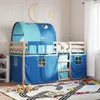 A child's bedroom with a loft bed set up as a playhouse. Podgląd zdjęcia produktu