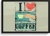 MuchoWow® MuchoWow® Gerahmtes Poster Kaffee - Zitate - Produktbild-Vorschau 1