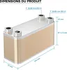 Wiltec Échangeur de chaleur thermique avec 40 plaques – 286 Voir les images du produit 6