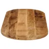 vidaXL Stolová deska 140x60x3,8 cm oválná Hrubé masivní Náhled obrázku produktu 3