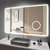 Badspiegel mit LED Beleuchtung Antibeschlag Produktbild-Vorschau 1