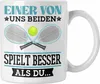 Trendation - Tennis Spuch Tasse Geschenk Tennisspieler Produktbild-Vorschau 1