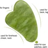 Nefritové válečky a škrabky Gua Sha Jade Stone Set pro péči Náhled obrázku produktu 4