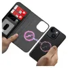 custodia magnetica 2in1 per iPhone 14 protezione RFID, Anteprima dell’immagine prodotto 2