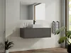Waschbeckenunterschrank hängend - Anthrazit - 94 cm - TEANA Produktbild-Vorschau 2
