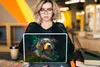 MuchoWow® Laptop Aufkleber Sticker Cover Hund - Welpe - Produktbild-Vorschau 5