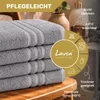 Lavea® 4er Set Handtücher 50x100 cm - Elena, 100% Produktbild-Vorschau 2