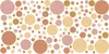 Muralo sticker mural décoration murale multicolore pois Voir les images du produit 2
