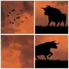 Bilder auf glas - Einteilig - Tier wütend Stier - 80x120cm Produktbild-Vorschau 8