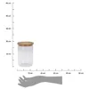 Frischhaltedose Excellent Houseware, Glas/Bambus, 12,5x17,5 Produktbild-Vorschau 5