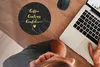 MuchoWow® Mauspad Mousepad Zitat - Kaffee - Gold - Marmor Produktbild-Vorschau 3