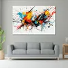 Abstrakte Formen und Linien Wandbild Leinwandbild Produktbild-Vorschau 3