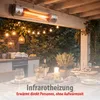 Chauffage infrarouge pour terrasse, chauffage radiant pour Voir les images du produit 20