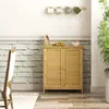 Sideboard im Bohššme-Stil aus Rattan und Bambus, 2 Tš¹ren Produktbild-Vorschau 9