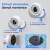 Wandventilator mit Saugnapf, 4000mAh Akku, 5 Stufen, Touch, Produktbild-Vorschau 3