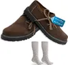 Trachtenschuhe +Trachtensocken Set Haferlschuhe wildleder Produktbild-Vorschau 5