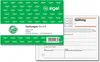 A product shot of Sigel QU615 receipts, with a close-up of the packaging and a sample receipt. Anteprima dell’immagine prodotto