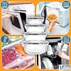 Vilde | Lunchboxen Set - Glasbehälter - 4 Stück - 1,3 L Bis Produktbild-Vorschau 4