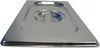 A close-up shot of a stainless steel lid for a food pan. Produktbild-Vorschau