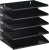 DURABLE Sortierreck 5-tlg. A4, 336001 schwarz Produktbild-Vorschau 1