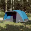 vidaXL Familienzelt mit Vorzelt 6 Personen Blau Wasserdicht Produktbild-Vorschau 3