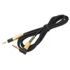 A black audio cable with gold connectors on a white background. Náhľad obrázku produktu