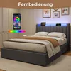 STILVORA Čalouněná postel 140x200cm Postel pro mládež s Náhled obrázku produktu 5