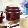 HNEDÝ smaltovaný hrniec 26 cm, 6,5 l Náhľad obrázku produktu 2