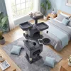 Fobyfurny Katzenkratzbaum, L, 3 Plattformen, 2 Höhlen, 7 Produktbild-Vorschau 5