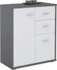 Kommode LOCARNO Highboard Bürokommode mit 2 Schubladen und Produktbild-Vorschau 1