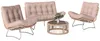 Outsunny Gartenmöbel Set 4-teilig Polyrattan Lounge-Set mit Produktbild-Vorschau 1