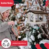 KOTARBAU® Mangeoire Oiseaux À Suspendre Bois Naturel 21 x Voir les images du produit 2