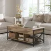 A living room scene with a coffee table in the foreground. Produktbild-Vorschau